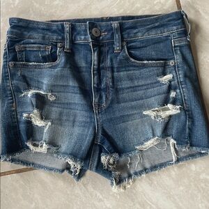 🌟 American Eagle Hi-Rise Shortie Shorts | NWOT Size 8